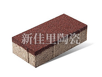  上海100*200mm 陶瓷透水砖 红色