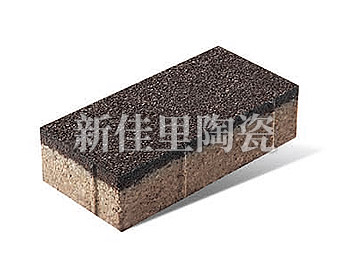 长沙100*200mm 陶瓷透水砖 深灰