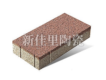 汉中150*300mm 陶瓷透水砖 棕色