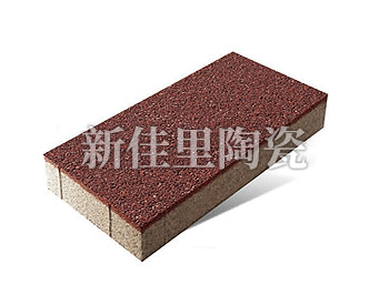 资阳陶瓷透水砖300*600mm 红色