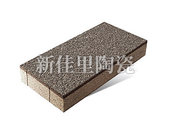 郑州陶瓷透水砖300*600mm 浅灰