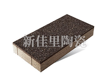 资阳陶瓷透水砖300*600mm 深灰
